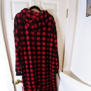 Red plaid onsie